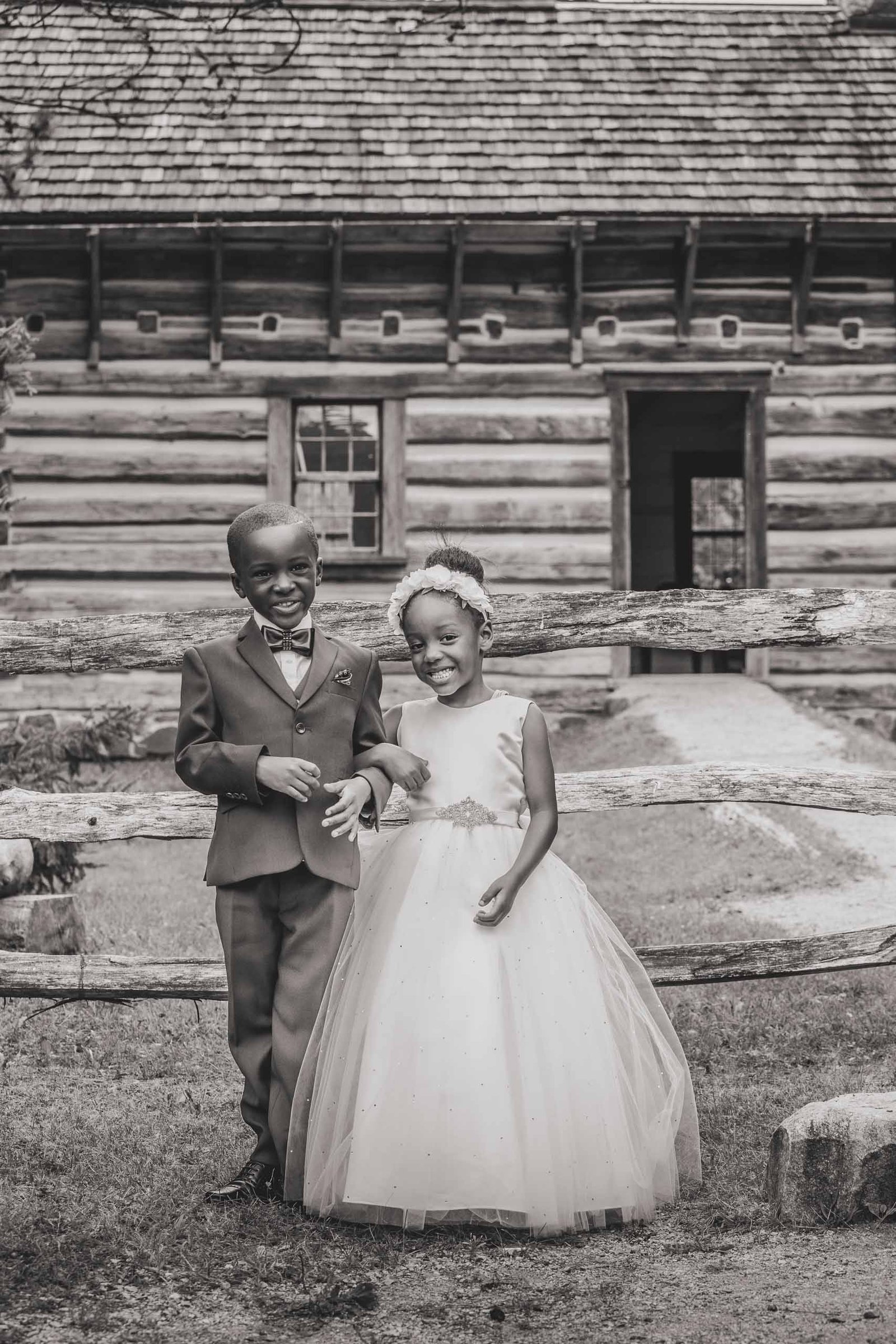 cute ring boy and flower girl