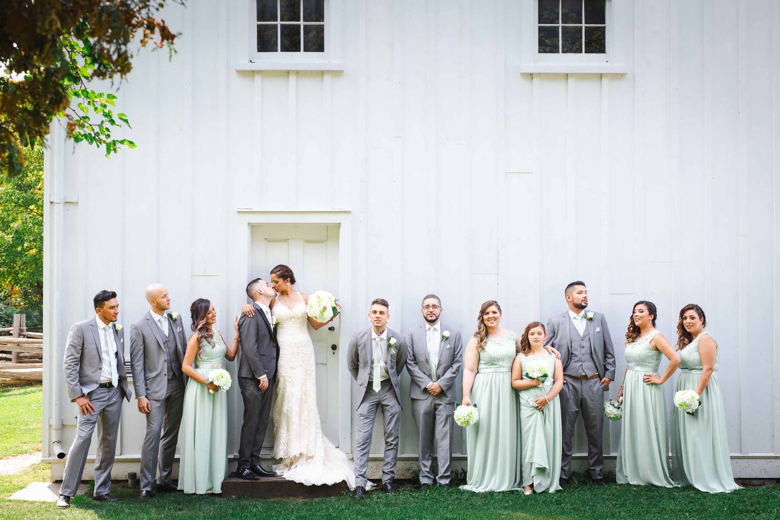 group bridal party photo