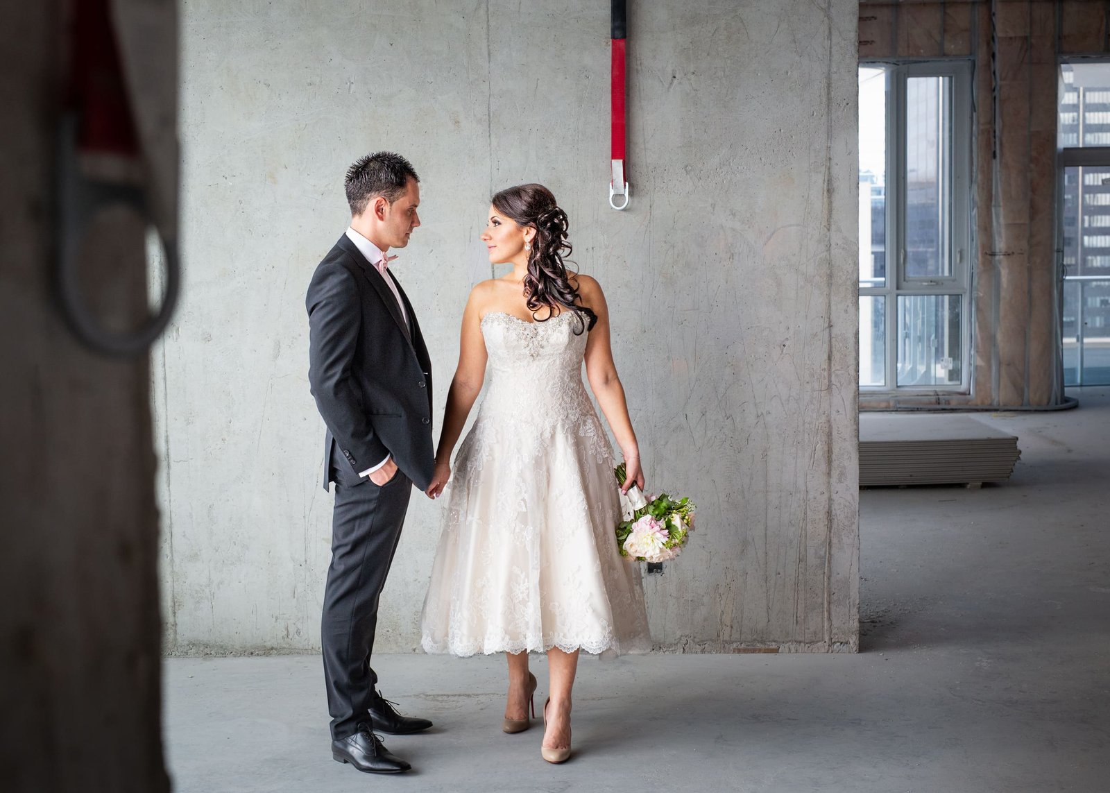 modern industrial wedding